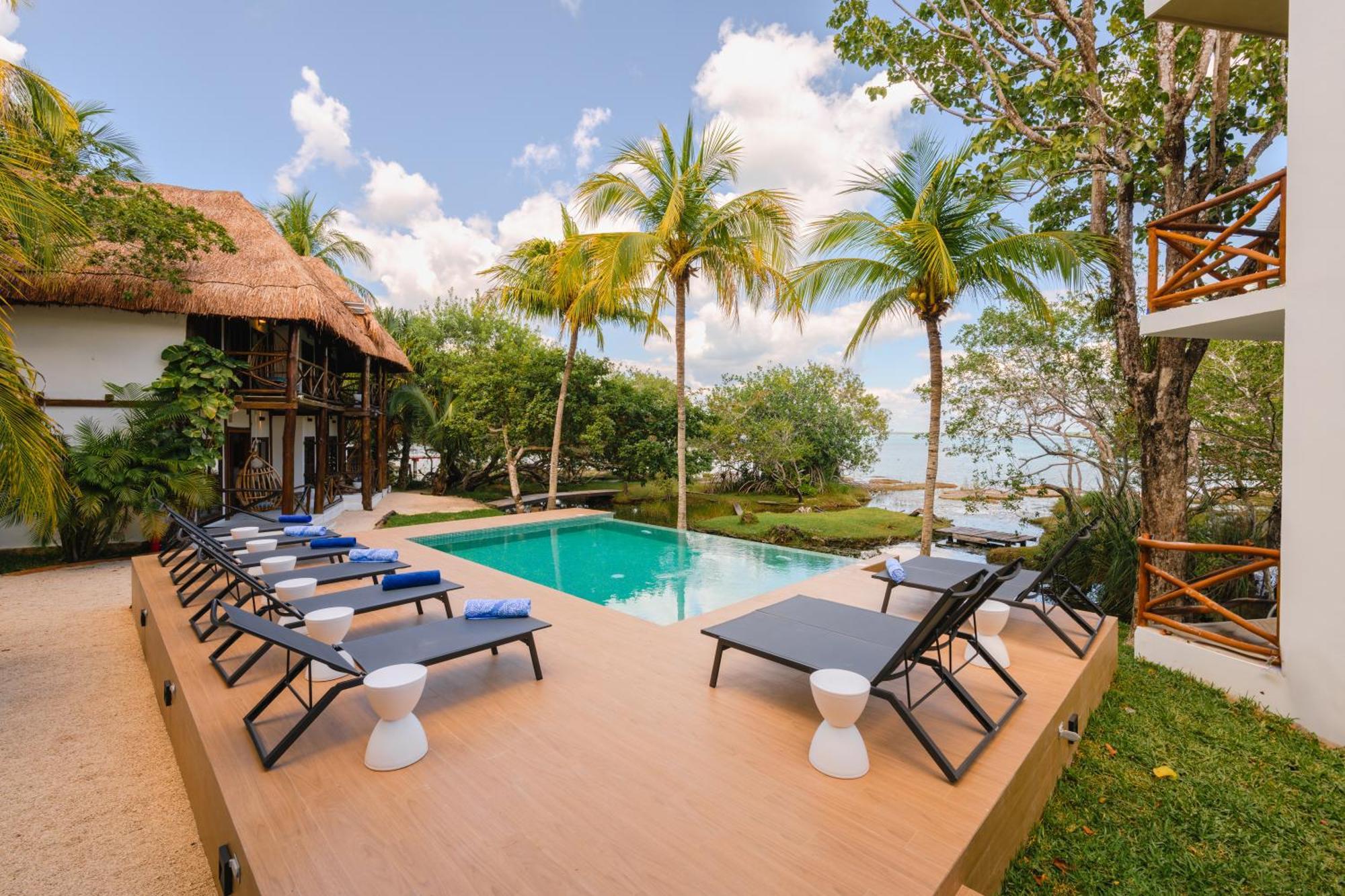 Azulea Bacalar Hotel & Spa - Lagoon Front (Adults Only) Exteriér fotografie